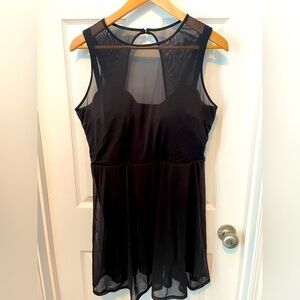 Torrid, size 2 black bathing suit swim dress.